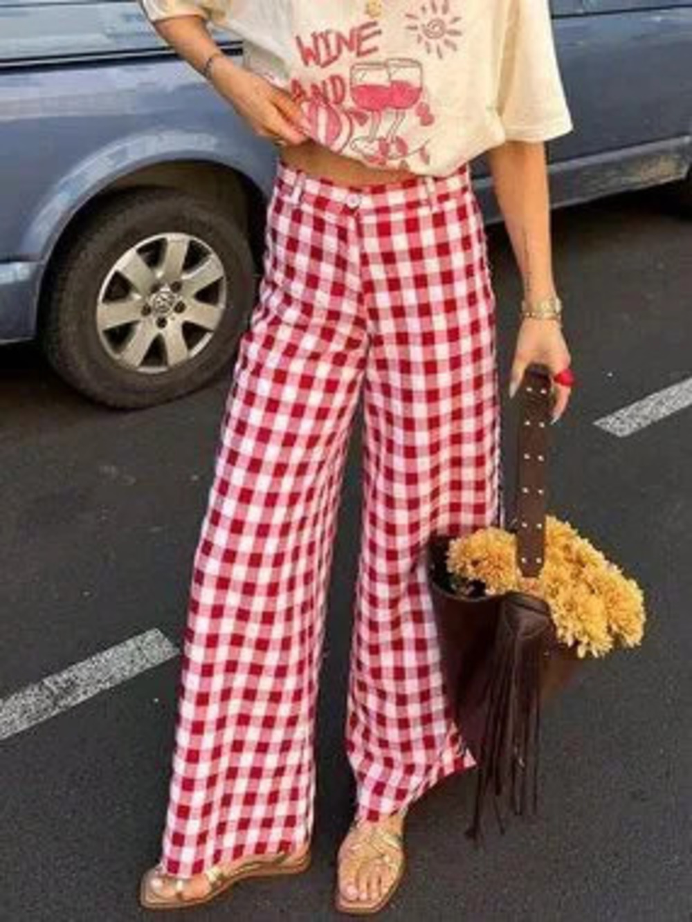 Red Casual Women's Elegant Vacation